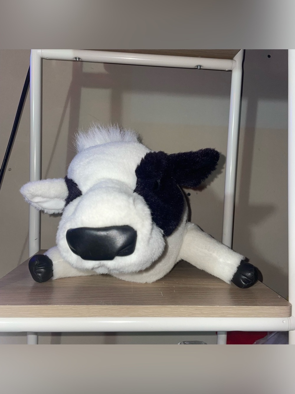 FOLKMANIS BLACK & WHITE COW HAND PUPPET
